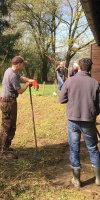 Frühjahrsputz am Lehrbienenstand